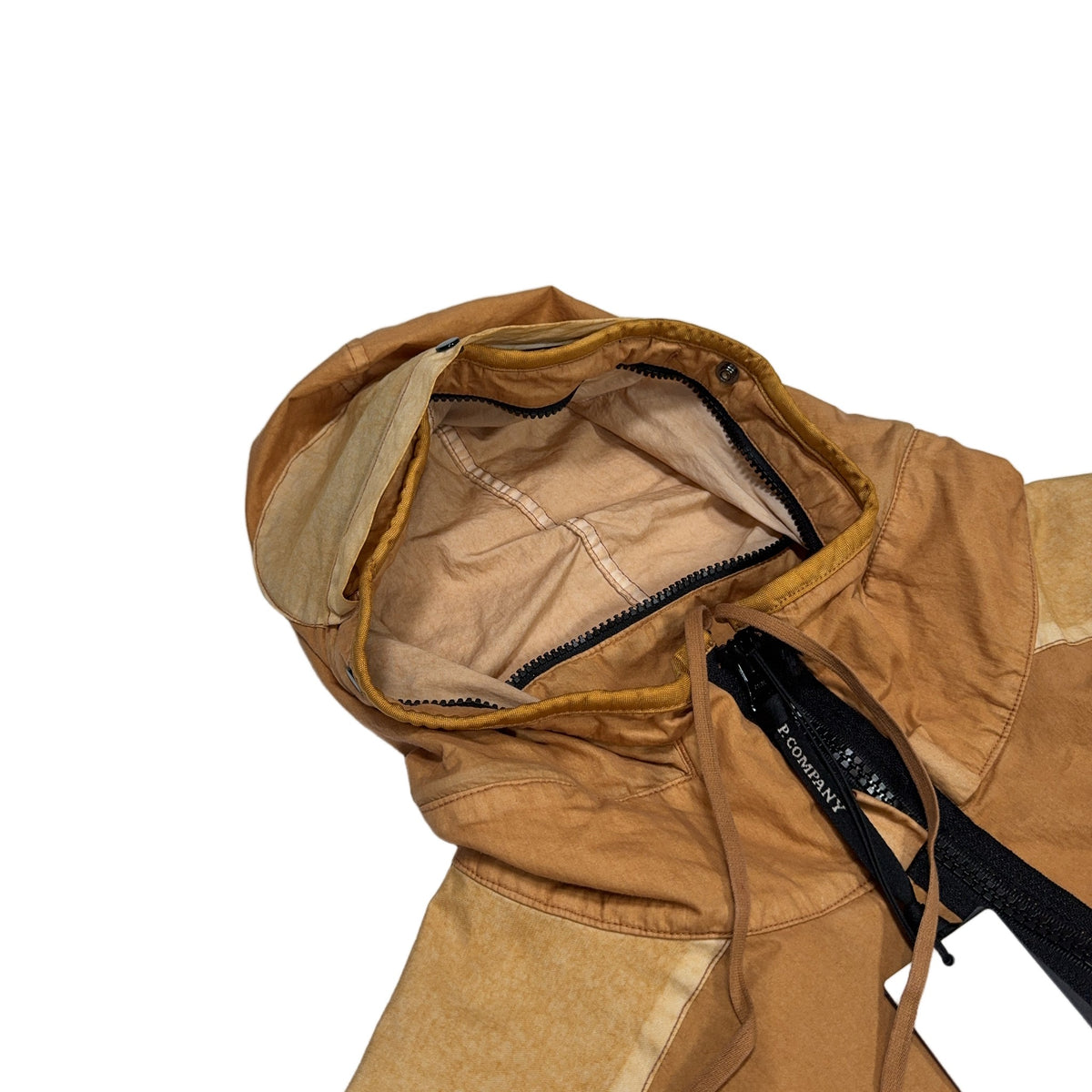 C.P. Company 50 Fili Gum Hooded Jacket - Brown