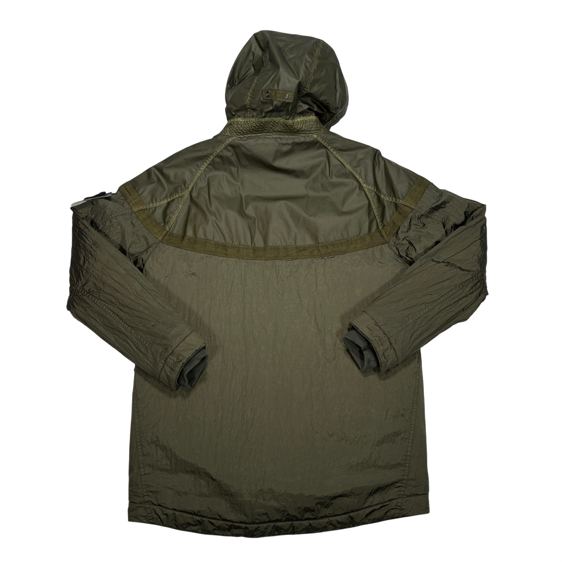 Nike X Stone Island Green Mussola Gommata / Nylon Metal Jacket