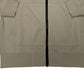 Stone Island Zip Up Beige Hoodie