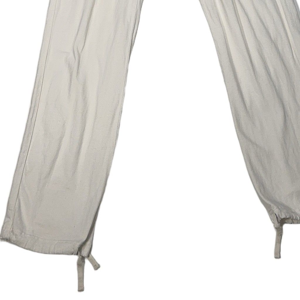 Stone Island Green Edge Dungarees Trousers – White