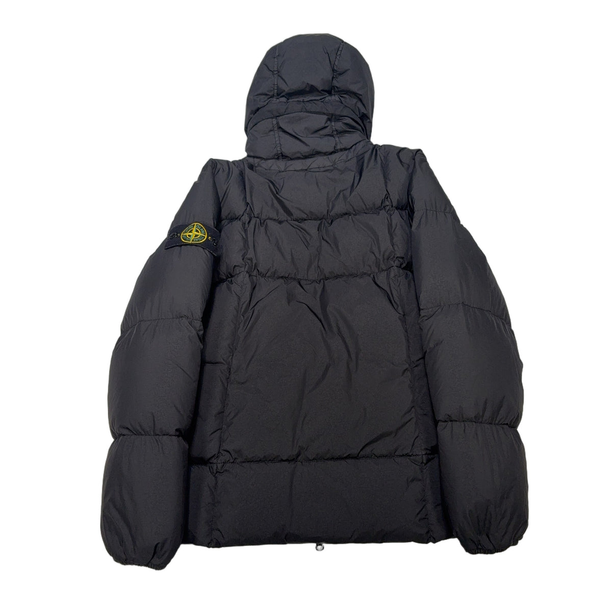 Stone Island Garment Crinkle Reps NY Down Black Coat