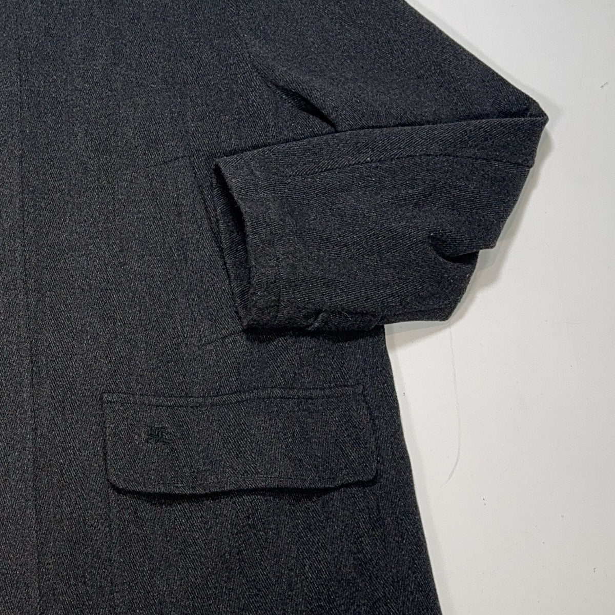 Burberry Vinatge Checkered Coat – Grey
