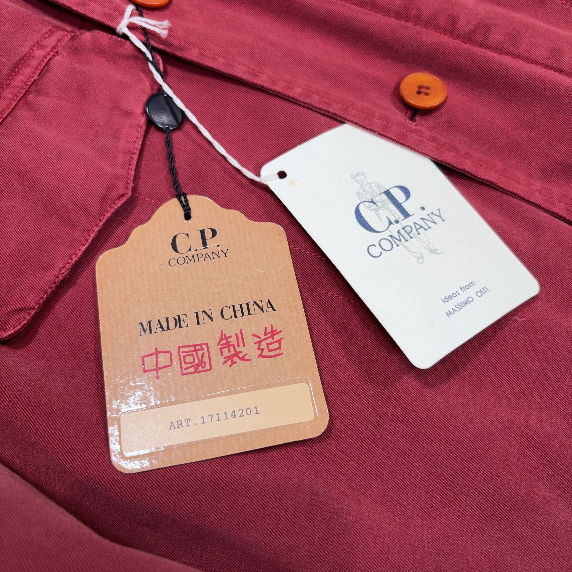 Cp Company 1992 Red Hooded Jacket