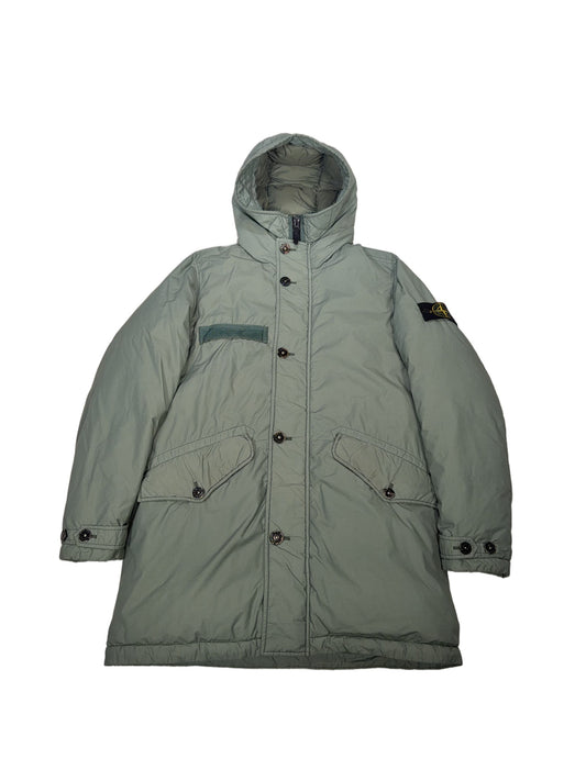 Stone Island Naslan Light Watro Down-TC Hooded Parka – Green