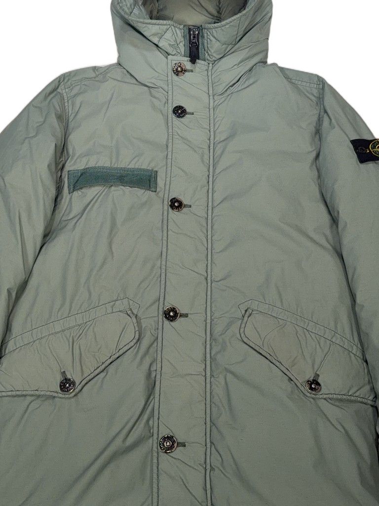 Stone Island Naslan Light Watro Down-TC Hooded Parka – Green