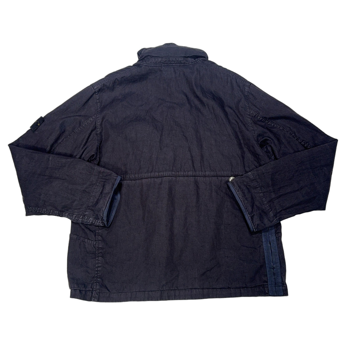Stone Island Stand-Collar Utility Jacket – Navy