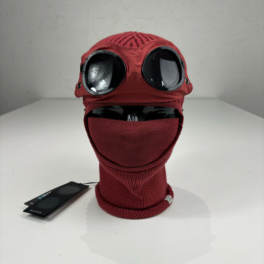 CP Company Ketchup Red Knitted Woollen Balaclava