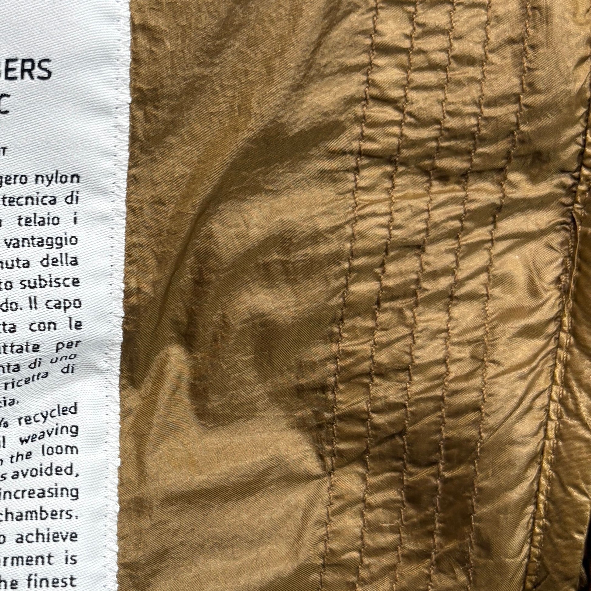 Stone Island Brown Loom Woven Chambers R-Nylon Down-TC Jacket