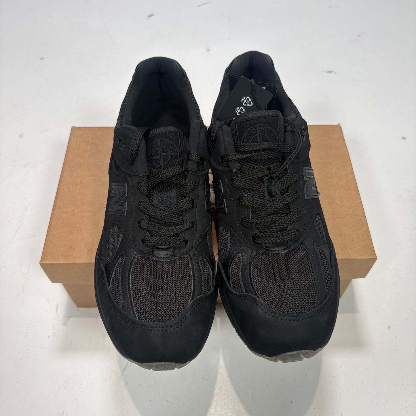Stone Island X New Balance 991V2 Ghost Black Trainers