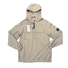 Load image into Gallery viewer, CP Company Beige Classic Goggle Quarter-Zip Hoodie
