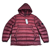 Load image into Gallery viewer, CP Company Burgundy D.D. Shell Padded Puffer Hoodie
