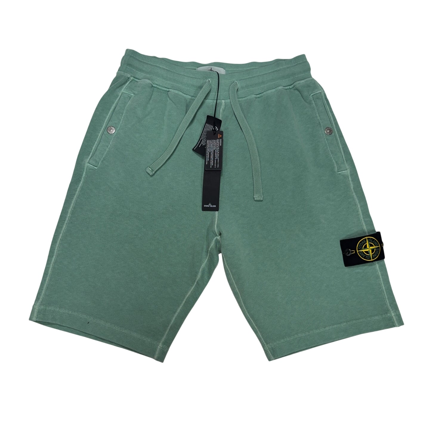 Stone Island Closed Loop Jogger Green Shorts