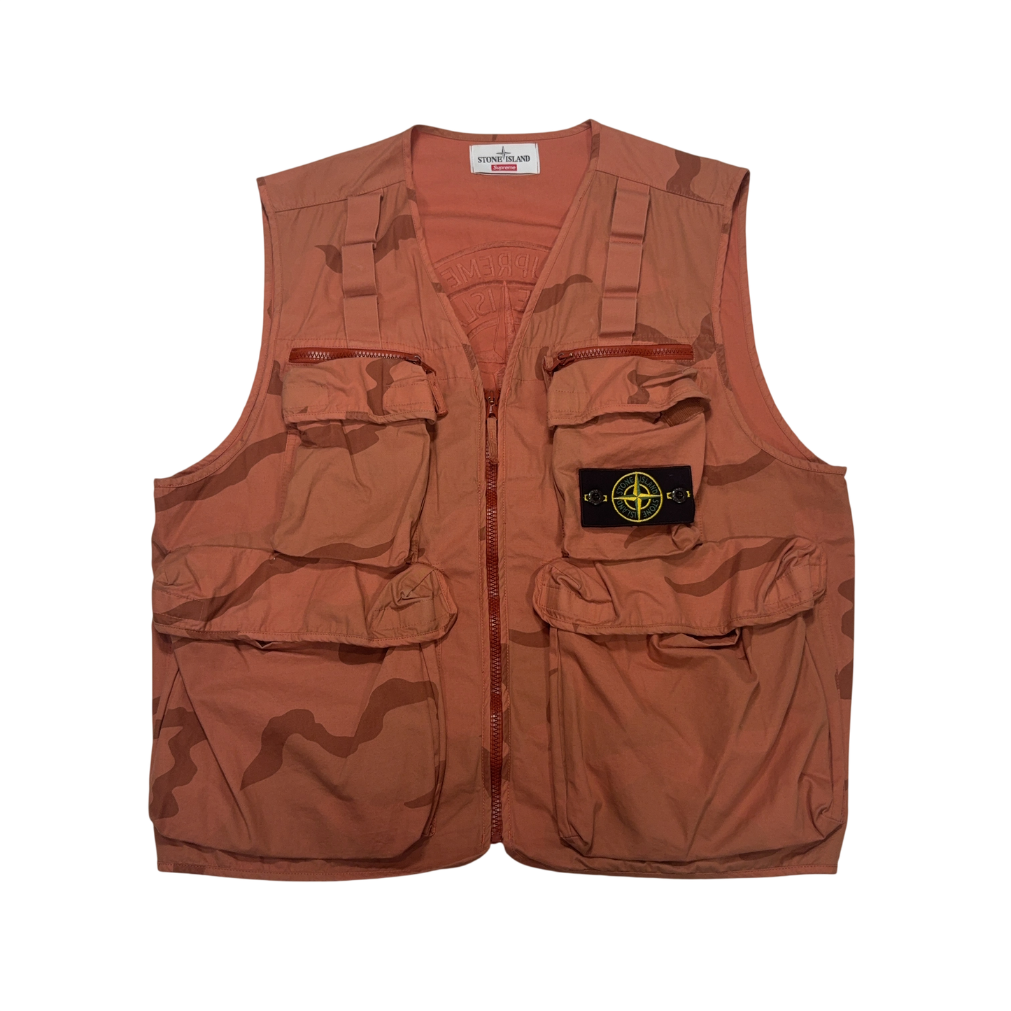 Stone Island X Supreme Orange Jacket