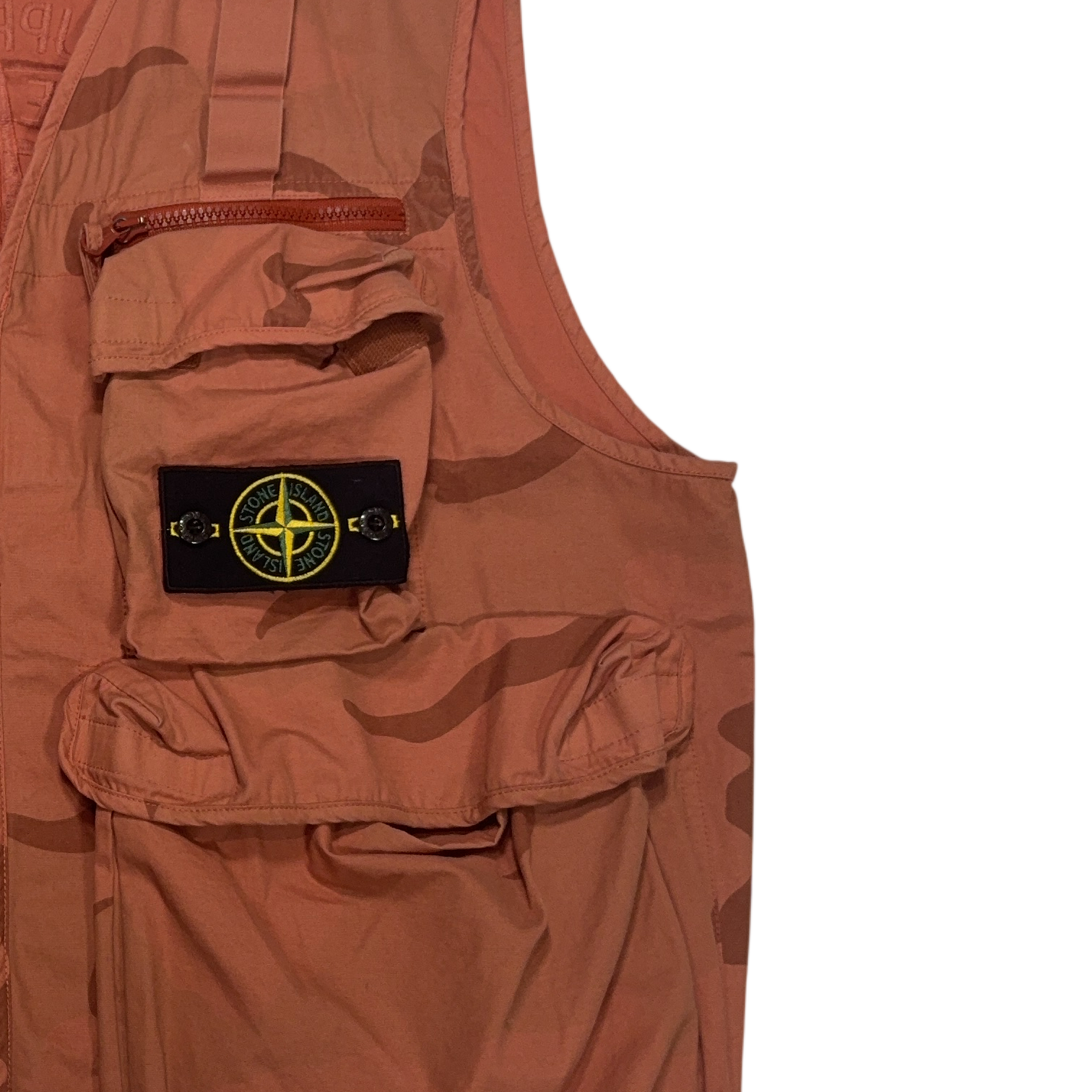 Stone Island X Supreme Orange Jacket