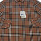 Burberry Checkered Brown Overshirt