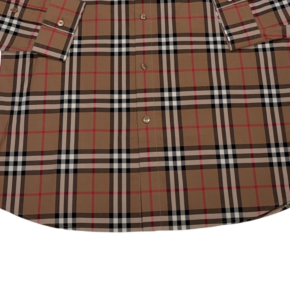 Burberry Checkered Brown Overshirt
