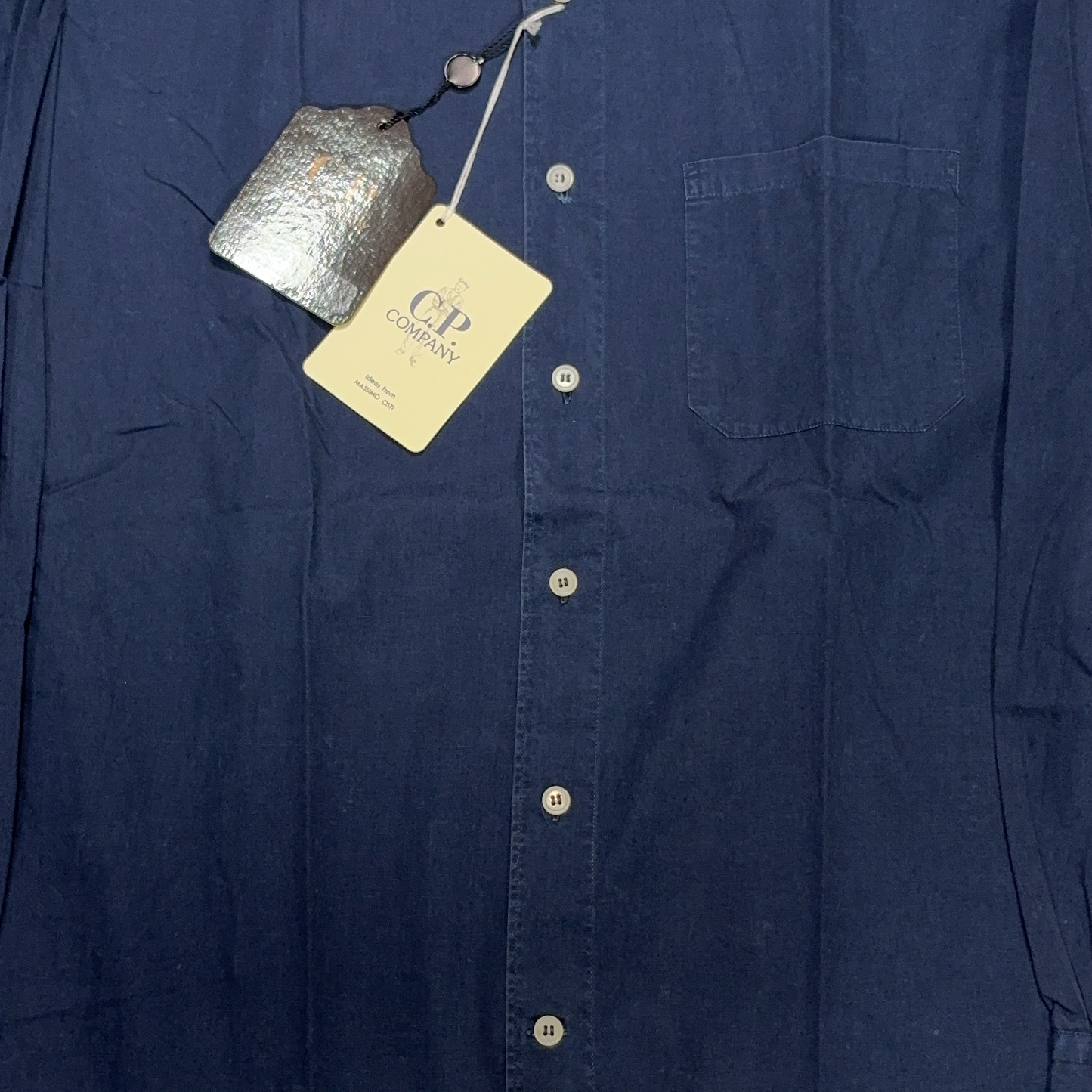 Cp Company Shirt Navy Tops