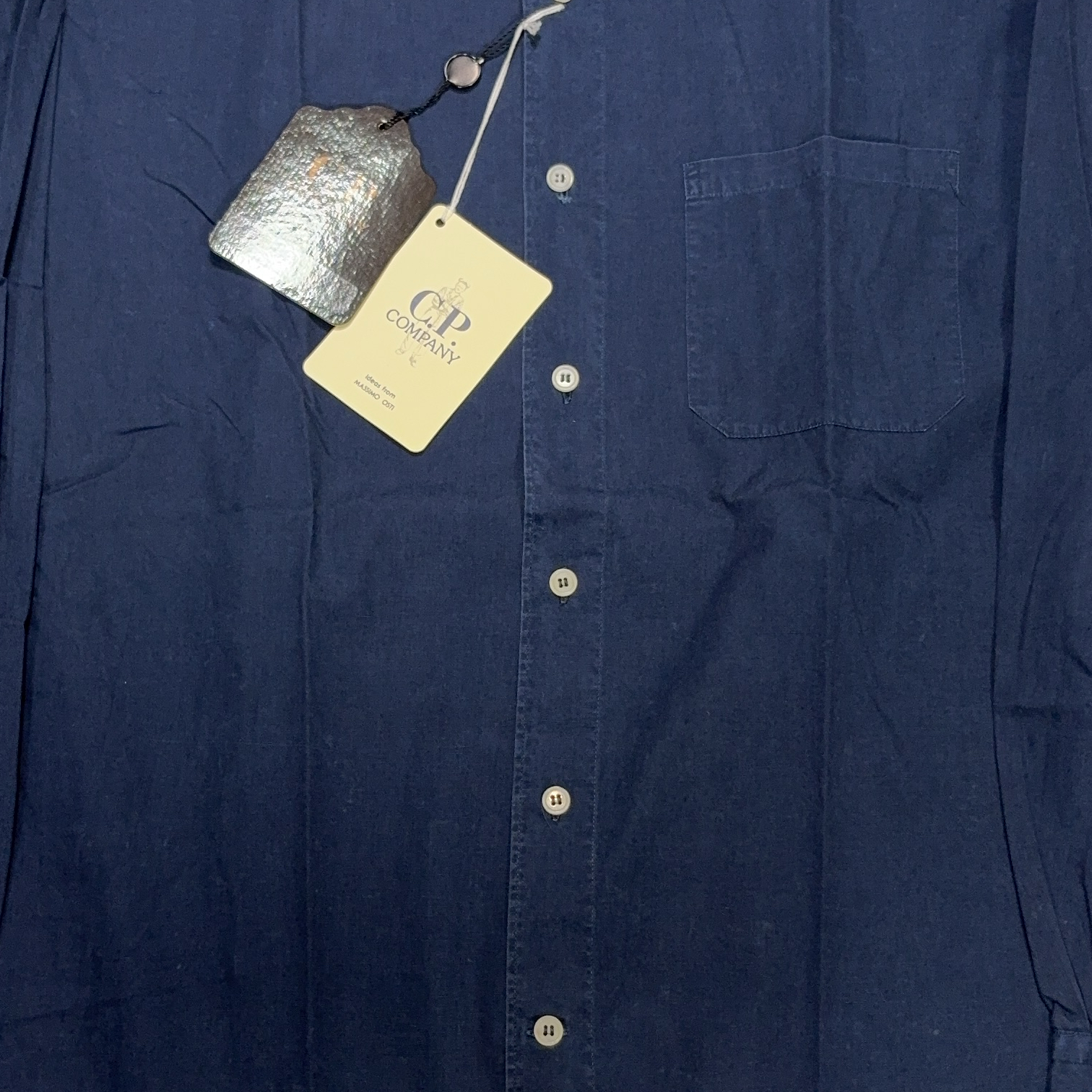 Cp Company Shirt Navy Tops