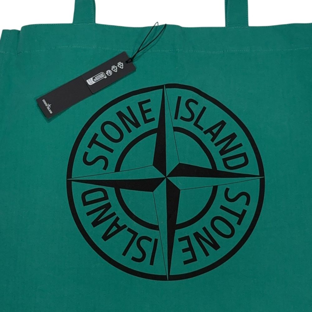 Stone Island Tote Bag Green Accessories