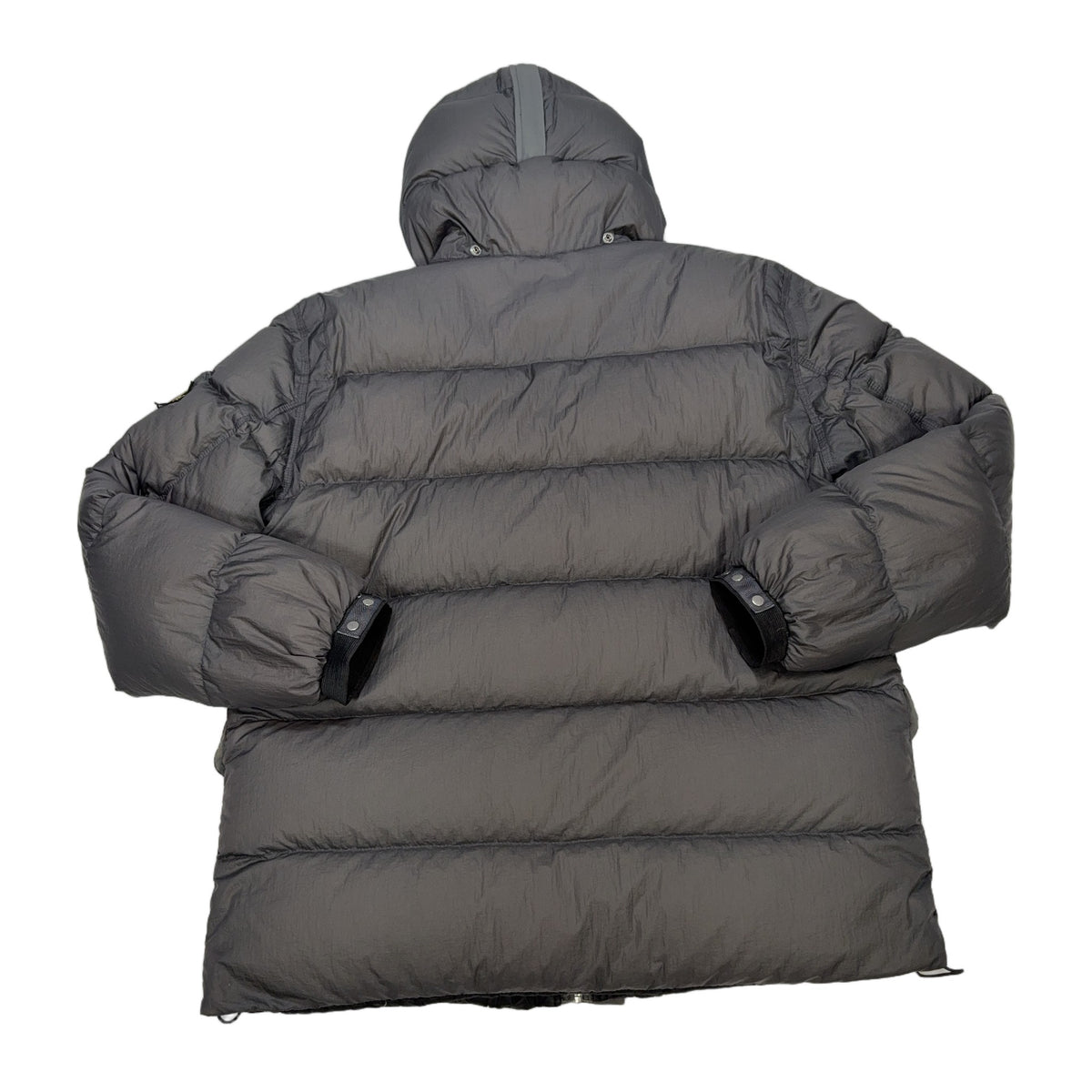 Stone Island Reversible Mesh Badge Grey Coat