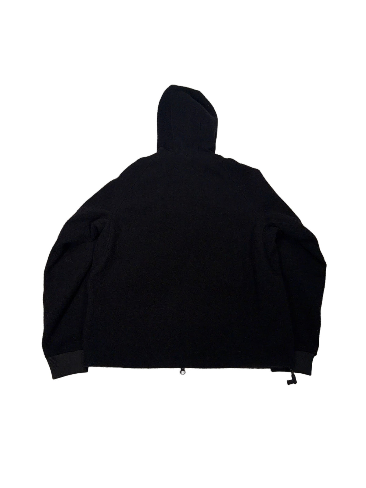 Stone Island Panno Ratinato Hooded Jacket – Black