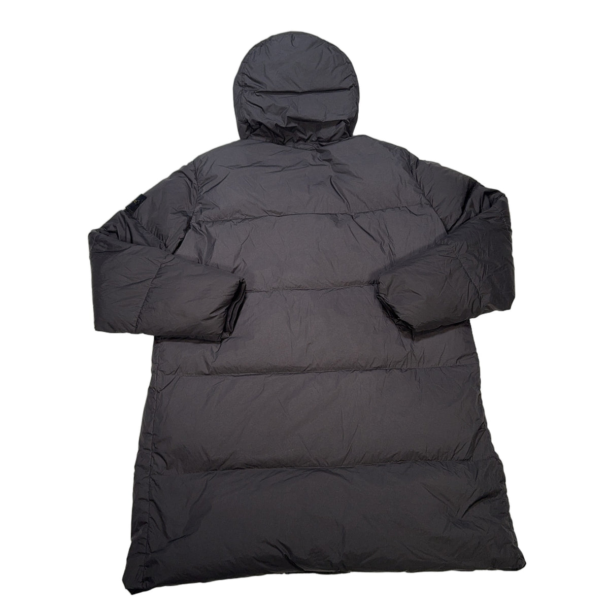 Stone Island Garment Dyed Crinkle Reps NY Down Black Coat