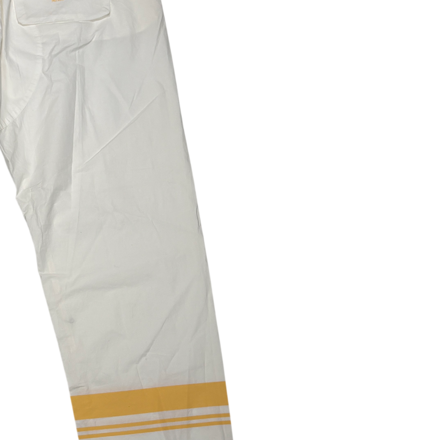Stone Island White Marina Trousers