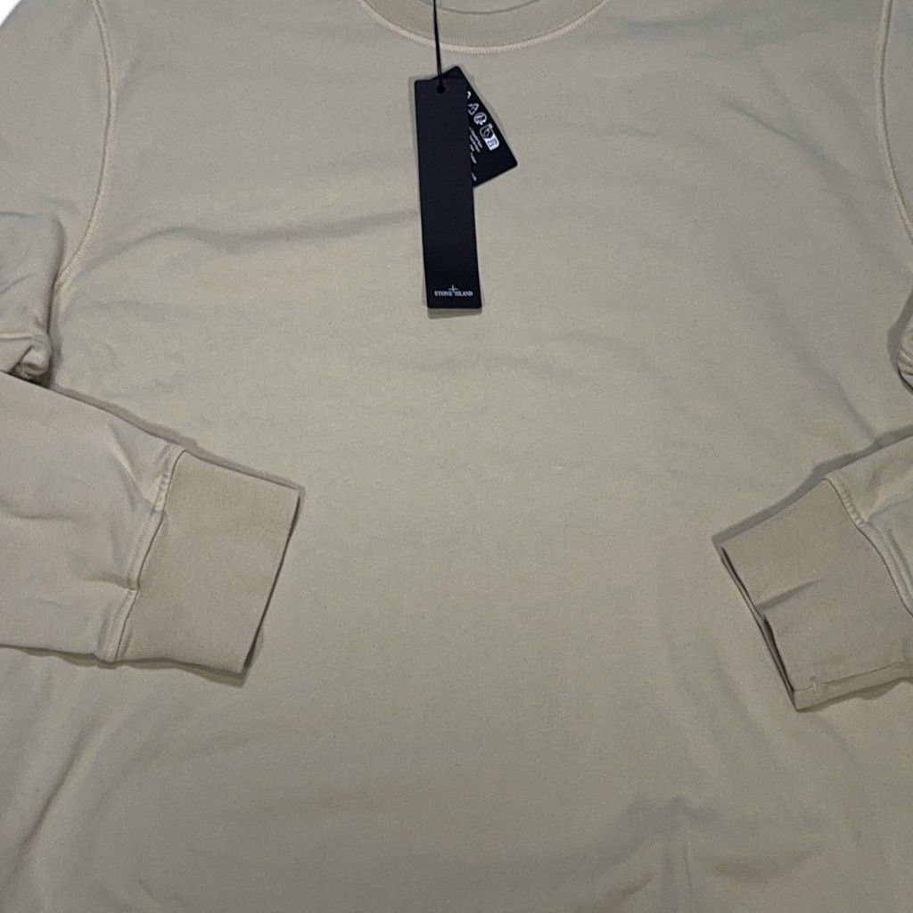 Stone Island Crew Neck Sweatshirt – Beige