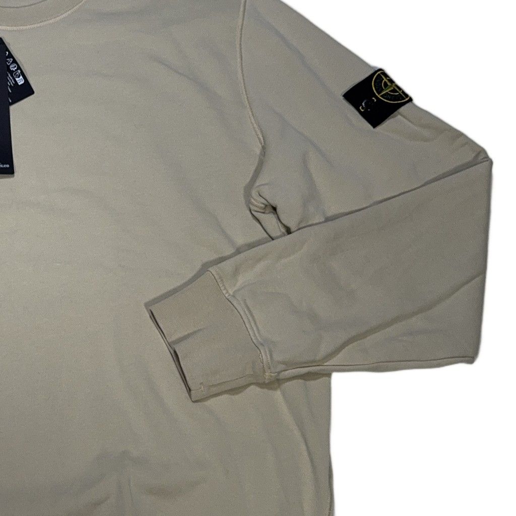 Stone Island Crew Neck Sweatshirt – Beige