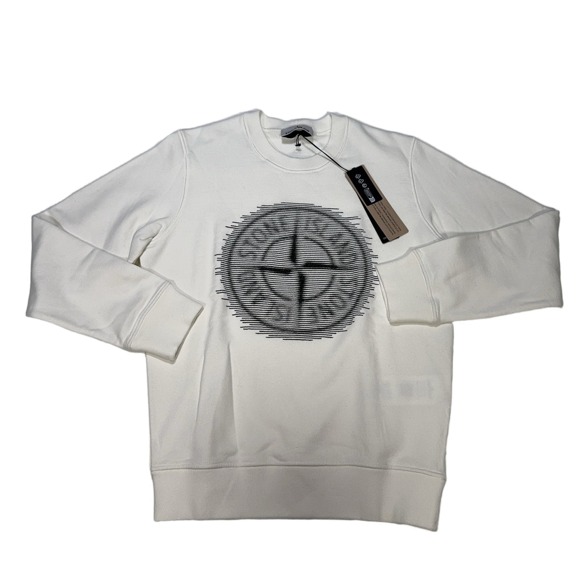 Stone Island Institutional White Jumpers