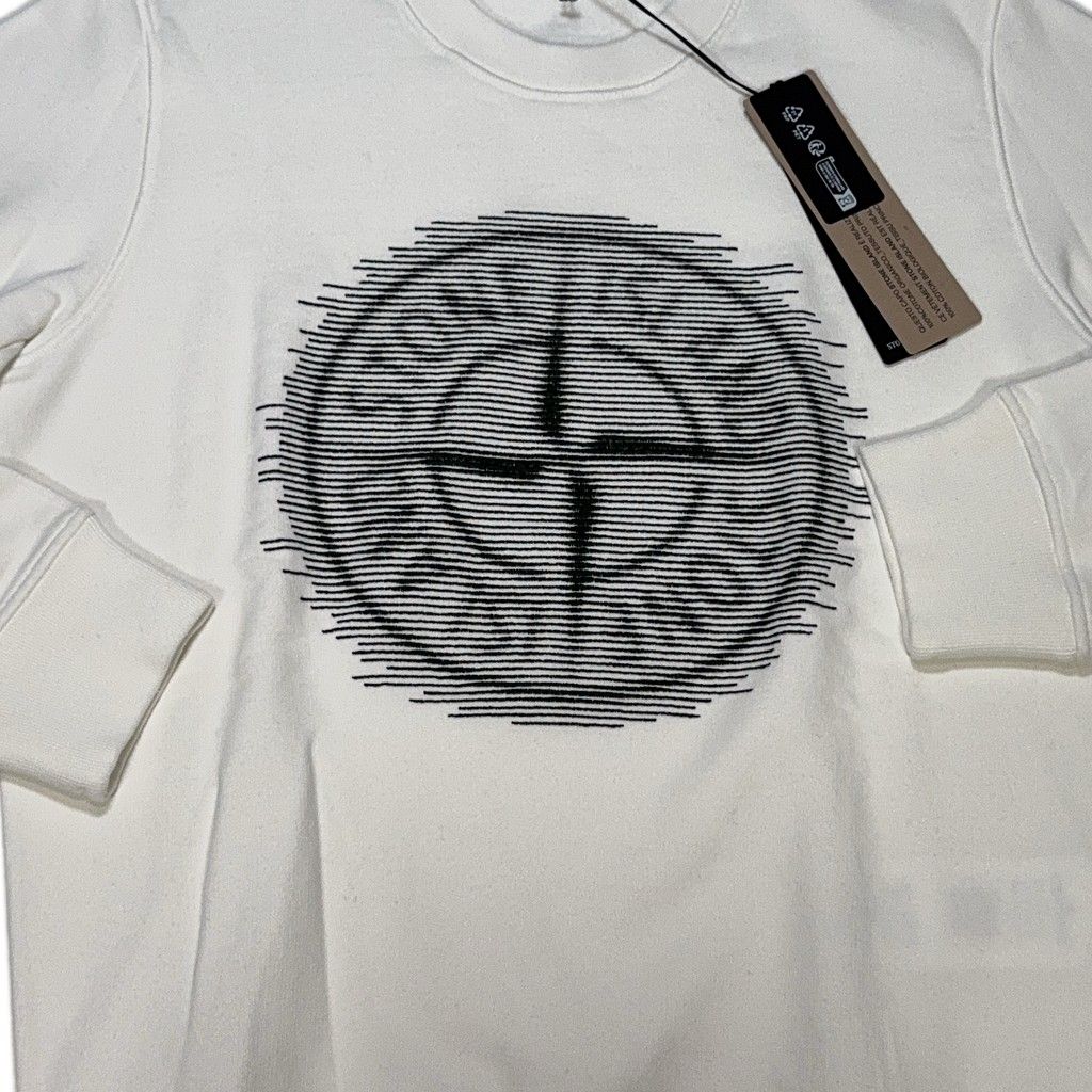 Stone Island Institutional White Jumpers