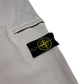 Stone Island Light Grey Compass-Patch Cotton Cargo Trousers