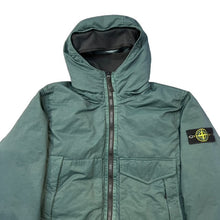 Load image into Gallery viewer, Stone Island Green Qpaque Nylon Twill Down-TC Puffer Coat
