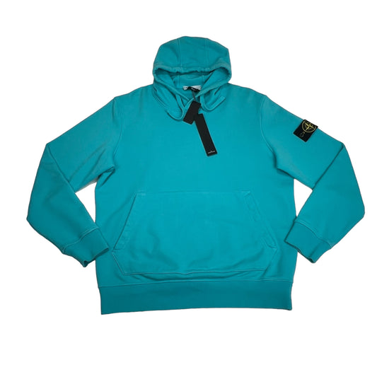 Stone Island Sky Blue Compass-Patch Hoodie