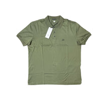 Load image into Gallery viewer, CP Company Green Small Box Logo Polo Shirt
