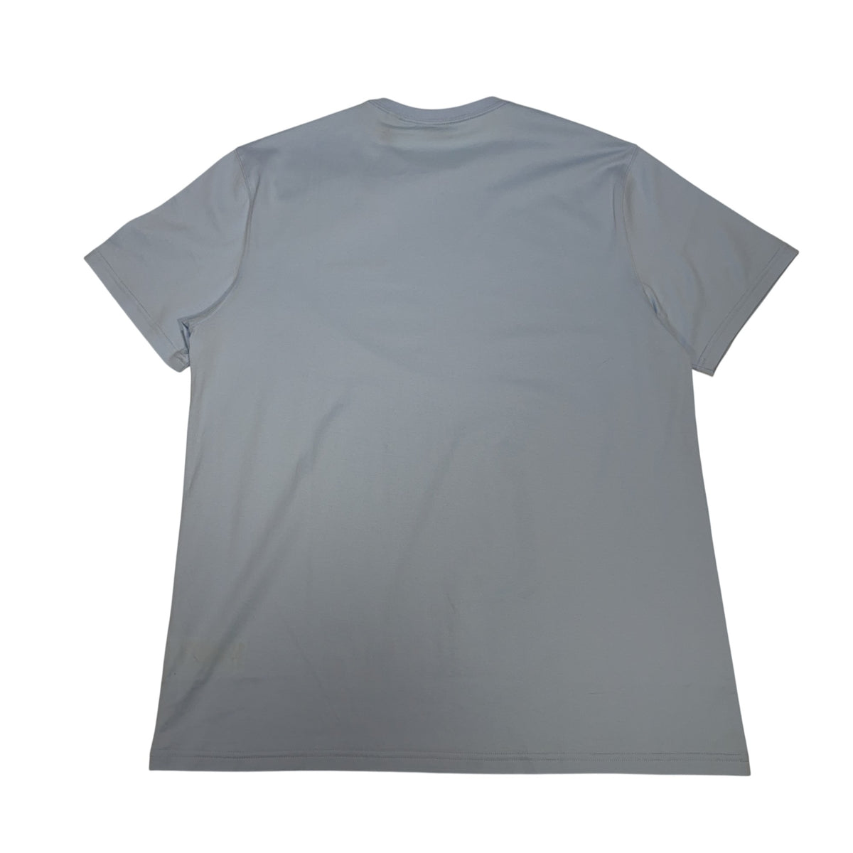 Burberry Embroidered Logo Blue T-shirt