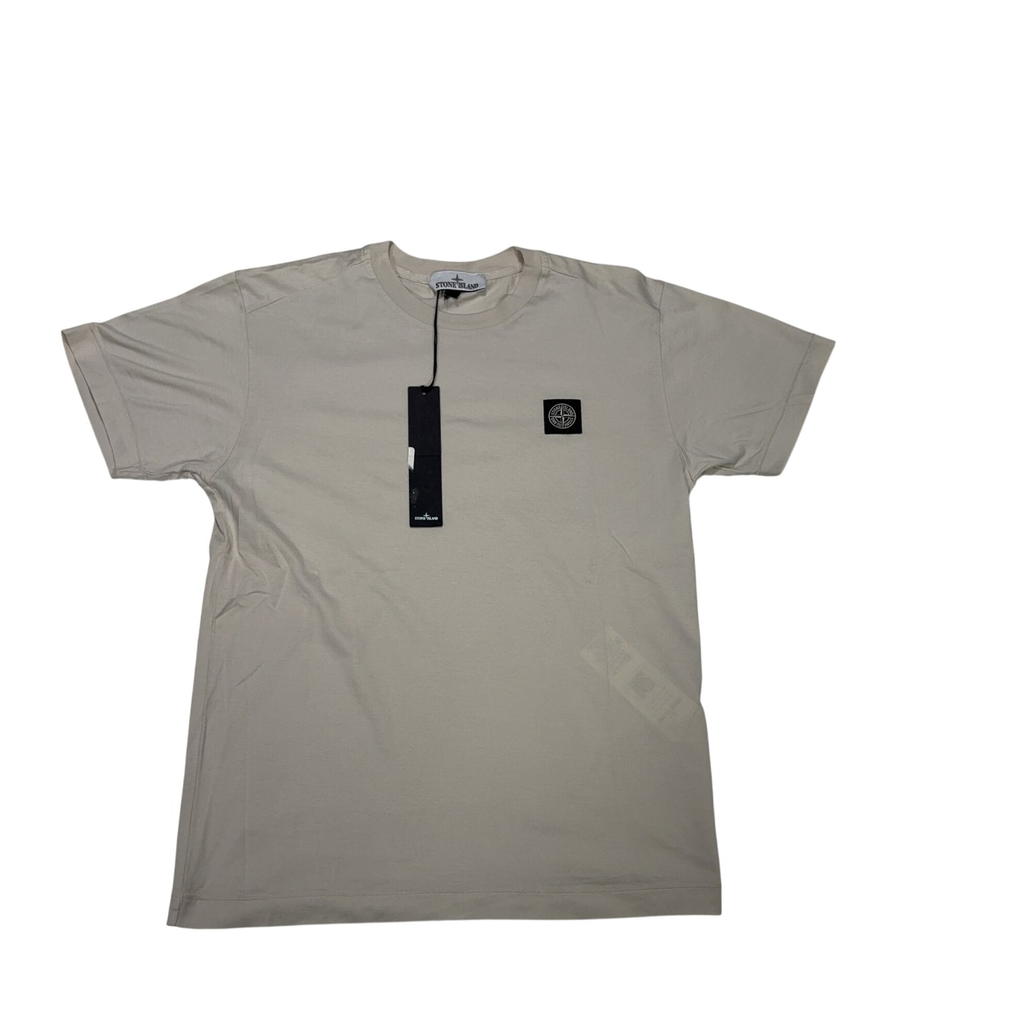 Stone Island Logo Patch Beige T-shirt