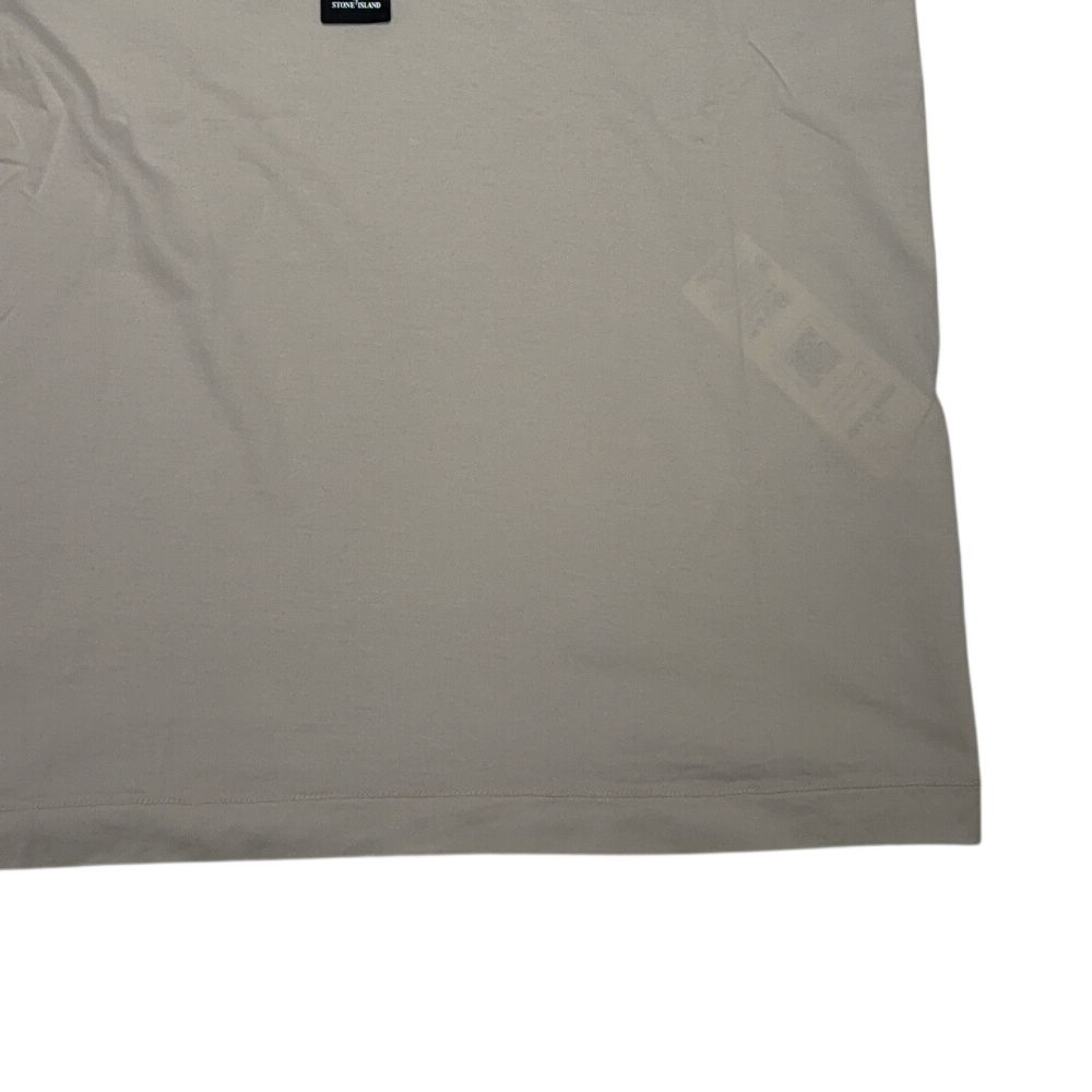 Stone Island Logo Patch Beige T-shirt