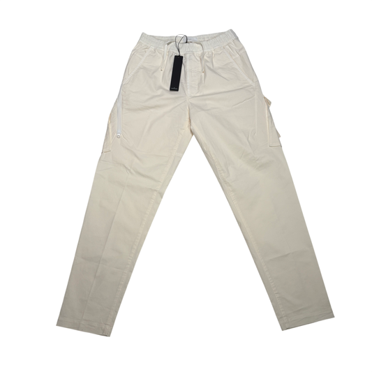 Stone Island White Compass Patch Ghost Piece Cargos Trousers