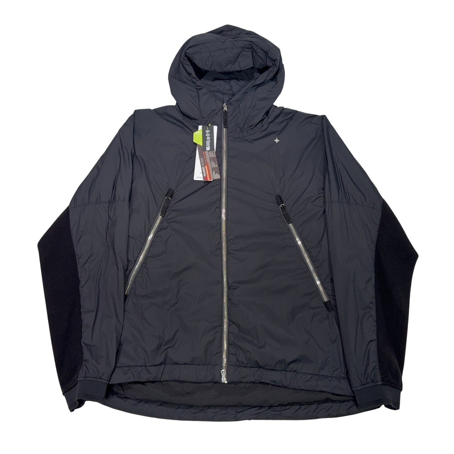 Stone Island Skin Touch Nylon - TC With Polartec Alpha Technology S.I Stellina Navy Hooded Jacket