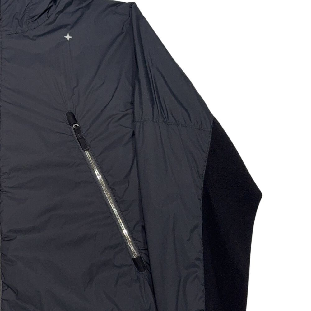 Stone Island Skin Touch Nylon - TC With Polartec Alpha Technology S.I Stellina Navy Hooded Jacket