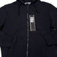 Stone Island Zip Up Black Hoodie