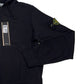 Stone Island Zip Up Black Hoodie