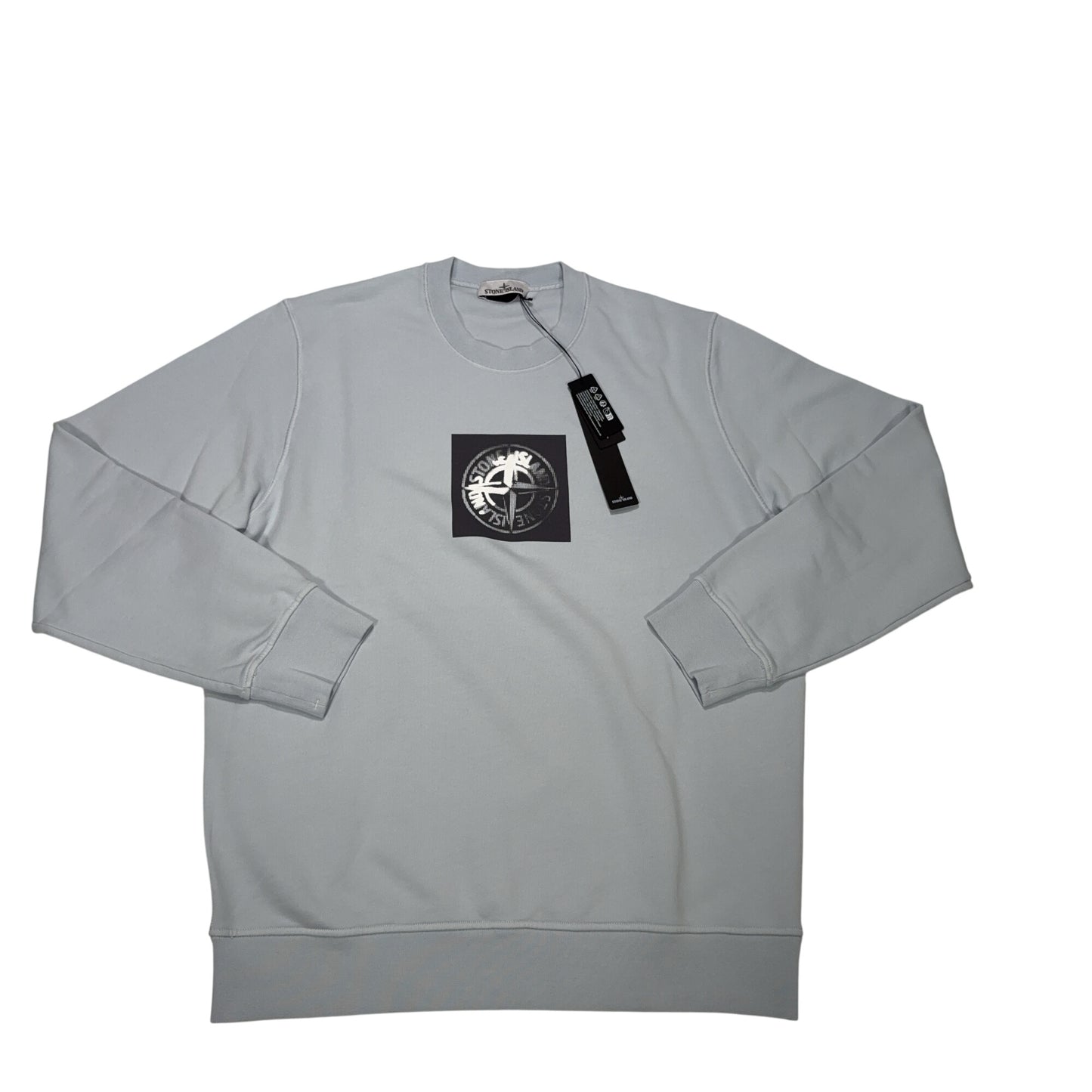 Stone Island Institutional One Badge Blue Jumpers