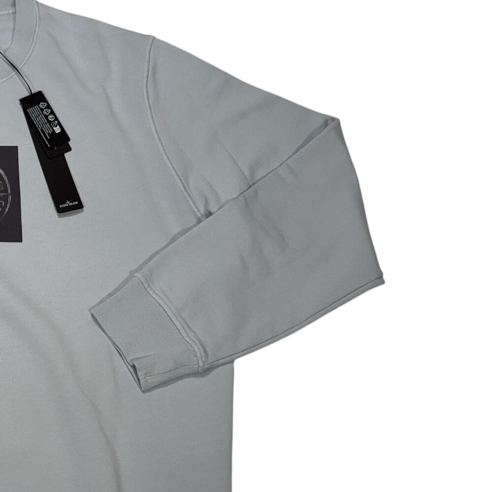 Stone Island Institutional One Badge Blue Jumpers