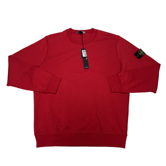 Stone Island Crew Neck Sweatshirt – Red