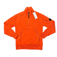 Load image into Gallery viewer, CP Company Orange Classic Goggle Half-Zip Jacket
