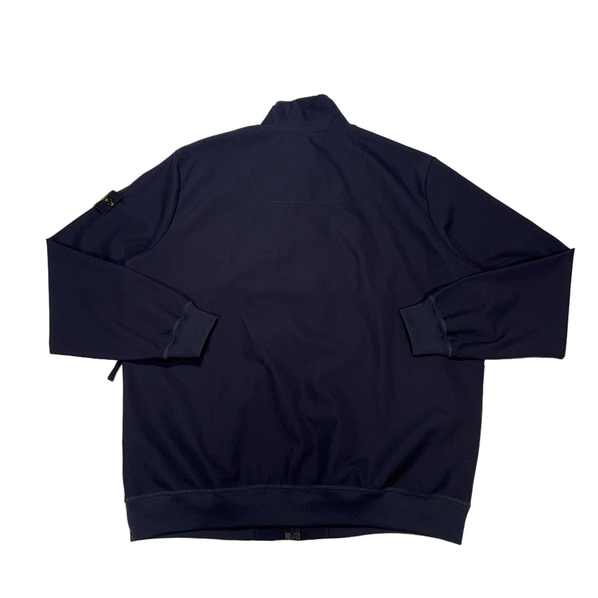 Stone Island Soft Shell Zip-Up Jacket – Navy