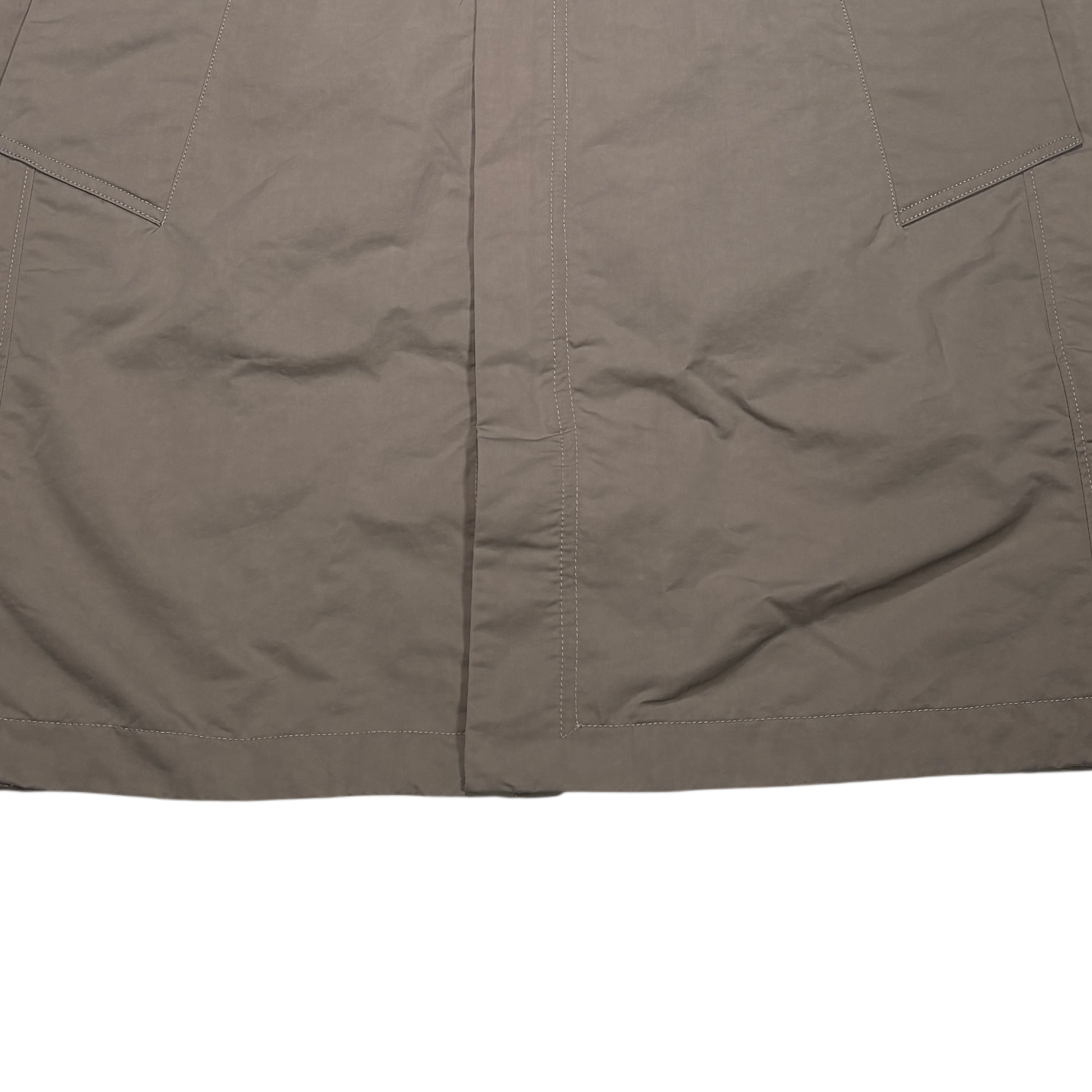 Stone Island Beige Hyper Dense Nylon Raso Coats