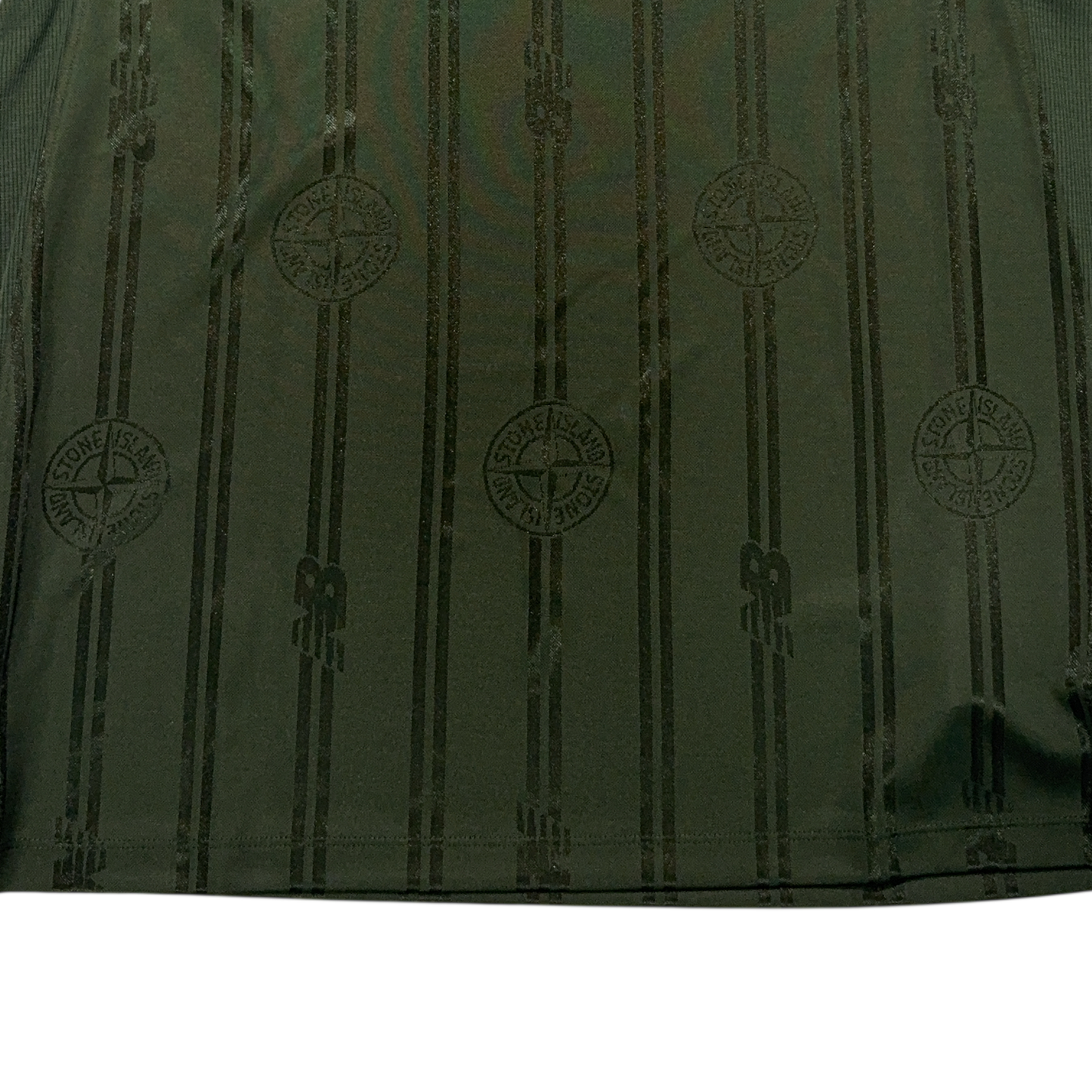 Stone Island X New Balance Green Polo Shirt